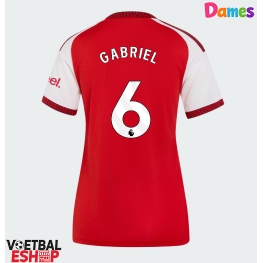 Arsenal Gabriel Magalhaes #6 Thuis tenue Dames 2026-27 Korte Mouw