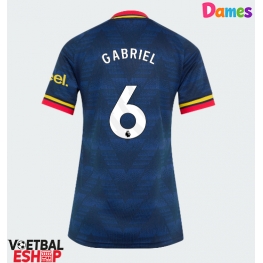Arsenal Gabriel Magalhaes #6 Uit tenue Dames 2026-27 Korte Mouw