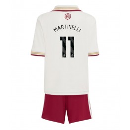 Arsenal Gabriel Martinelli #11 Derde tenue Kids 2025-26 Korte Mouw (+ Korte broeken)