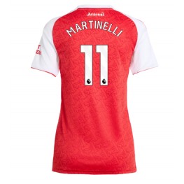 Arsenal Gabriel Martinelli #11 Thuis tenue Dames 2025-26 Korte Mouw Arsenal Gabriel Martinelli #11 Thuis tenue Dames 2025-26 Korte Mouw