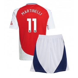 Arsenal Gabriel Martinelli #11 Thuis tenue Kids 2024-25 Korte Mouw (+ Korte broeken)