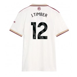 Arsenal Jurrien Timber #12 Derde tenue Dames 2025-26 Korte Mouw