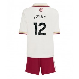Arsenal Jurrien Timber #12 Derde tenue Kids 2025-26 Korte Mouw (+ Korte broeken)