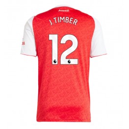 Arsenal Jurrien Timber #12 Thuis tenue 2025-26 Korte Mouw