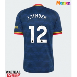 Arsenal Jurrien Timber #12 Uit tenue 2026-27 Korte Mouw