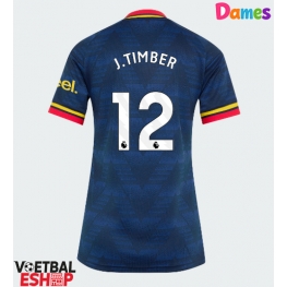 Arsenal Jurrien Timber #12 Uit tenue Dames 2026-27 Korte Mouw