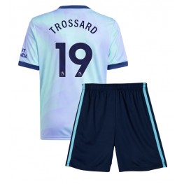 Arsenal Leandro Trossard #19 Derde tenue Kids 2024-25 Korte Mouw (+ Korte broeken)