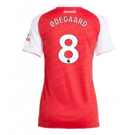 Arsenal Martin Odegaard #8 Thuis tenue Dames 2025-26 Korte Mouw