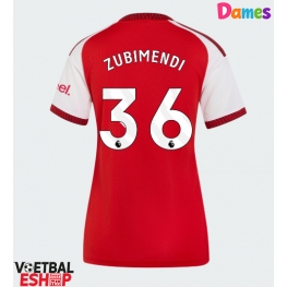 Arsenal Martin Zubimendi #36 Thuis tenue Dames 2026-27 Korte Mouw