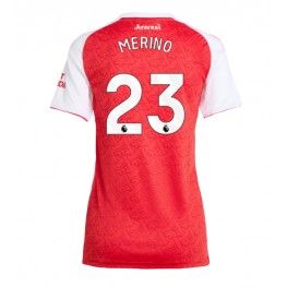 Arsenal Mikel Merino #23 Thuis tenue Dames 2025-26 Korte Mouw