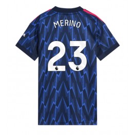 Arsenal Mikel Merino #23 Uit tenue Dames 2025-26 Korte Mouw Arsenal Mikel Merino #23 Uit tenue Dames 2025-26 Korte Mouw