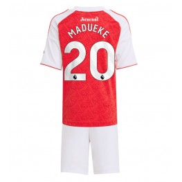 Arsenal Noni Madueke #20 Thuis tenue Kids 2025-26 Korte Mouw (+ Korte broeken)