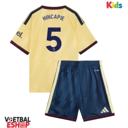 Arsenal Piero Hincapie #5 Derde tenue Kids 2026-27 Korte Mouw (+ Korte broeken)