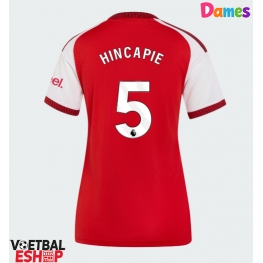 Arsenal Piero Hincapie #5 Thuis tenue Dames 2026-27 Korte Mouw