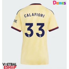 Arsenal Riccardo Calafiori #33 Derde tenue Dames 2026-27 Korte Mouw
