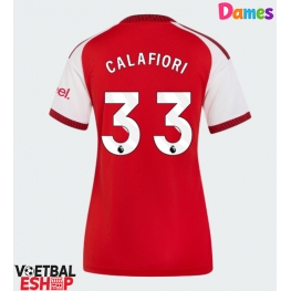 Arsenal Riccardo Calafiori #33 Thuis tenue Dames 2026-27 Korte Mouw