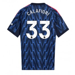 Arsenal Riccardo Calafiori #33 Uit tenue 2025-26 Korte Mouw