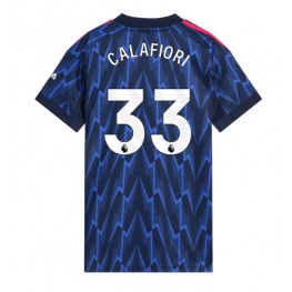 Arsenal Riccardo Calafiori #33 Uit tenue Dames 2025-26 Korte Mouw