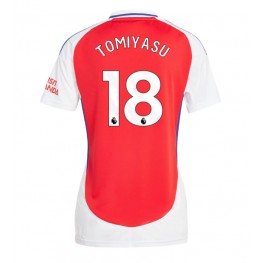 Arsenal Takehiro Tomiyasu #18 Thuis tenue Dames 2024-25 Korte Mouw