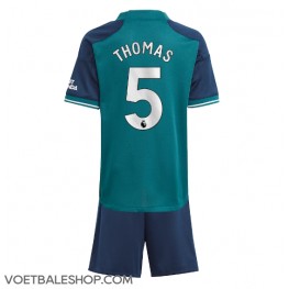 Arsenal Thomas Partey #5 Derde tenue Kids 2023-24 Korte Mouw (+ Korte broeken)
