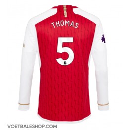 Arsenal Thomas Partey #5 Thuis tenue 2023-24 Lange Mouw