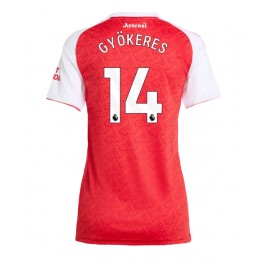 Arsenal Viktor Gyokeres #14 Thuis tenue Dames 2025-26 Korte Mouw