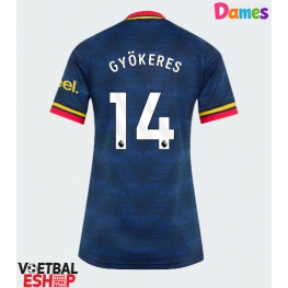 Arsenal Viktor Gyokeres #14 Uit tenue Dames 2026-27 Korte Mouw