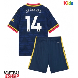 Arsenal Viktor Gyokeres #14 Uit tenue Kids 2026-27 Korte Mouw (+ Korte broeken)