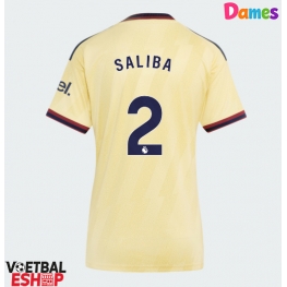 Arsenal William Saliba #2 Derde tenue Dames 2026-27 Korte Mouw