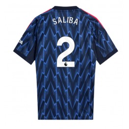 Arsenal William Saliba #2 Uit tenue 2025-26 Korte Mouw