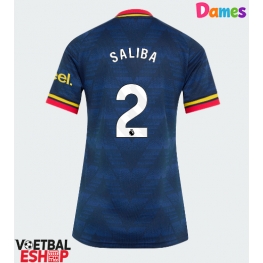 Arsenal William Saliba #2 Uit tenue Dames 2026-27 Korte Mouw