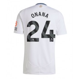 Aston Villa Amadou Onana #24 Uit tenue 2024-25 Korte Mouw