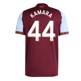 Aston Villa Boubacar Kamara #44 Thuis tenue 2025-26 Korte Mouw
