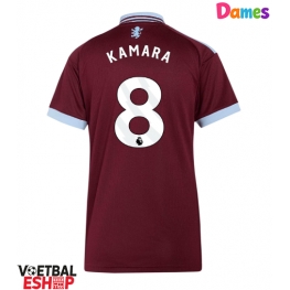 Aston Villa Boubacar Kamara #8 Thuis tenue Dames 2026-27 Korte Mouw