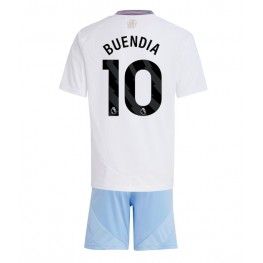 Aston Villa Emiliano Buendia #10 Uit tenue Kids 2024-25 Korte Mouw (+ Korte broeken)