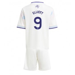 Aston Villa Harvey Elliott #9 Derde tenue Kids 2025-26 Korte Mouw (+ Korte broeken)