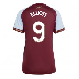 Aston Villa Harvey Elliott #9 Thuis tenue Dames 2025-26 Korte Mouw