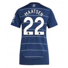 Aston Villa Ian Maatsen #22 Derde tenue Dames 2024-25 Korte Mouw