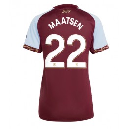 Aston Villa Ian Maatsen #22 Thuis tenue Dames 2025-26 Korte Mouw