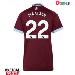 Aston Villa Ian Maatsen #22 Thuis tenue Dames 2026-27 Korte Mouw