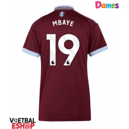 Aston Villa Ibrahim Mbaye #19 Thuis tenue Dames 2026-27 Korte Mouw