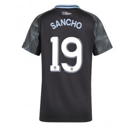 Aston Villa Jadon Sancho #19 Uit tenue Dames 2025-26 Korte Mouw