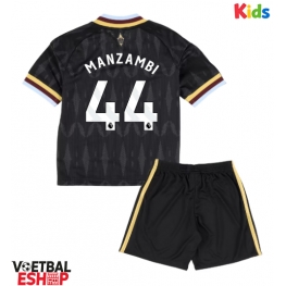 Aston Villa Johan Manzambi #44 Uit tenue Kids 2026-27 Korte Mouw (+ Korte broeken)