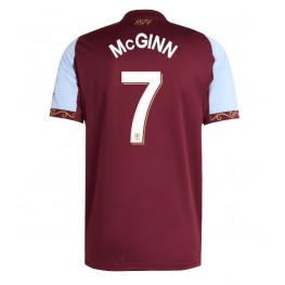 Aston Villa John McGinn #7 Thuis tenue 2025-26 Korte Mouw