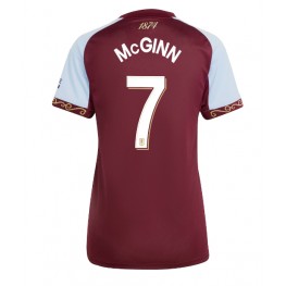 Aston Villa John McGinn #7 Thuis tenue Dames 2025-26 Korte Mouw