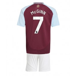 Aston Villa John McGinn #7 Thuis tenue Kids 2024-25 Korte Mouw (+ Korte broeken)