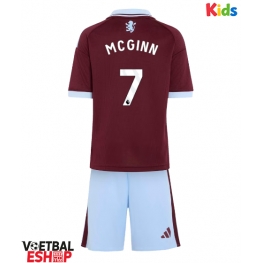 Aston Villa John McGinn #7 Thuis tenue Kids 2026-27 Korte Mouw (+ Korte broeken)