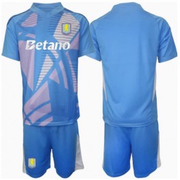 Aston Villa Keeper Derde tenue Kids 2024-25 Korte Mouw (+ Korte broeken)