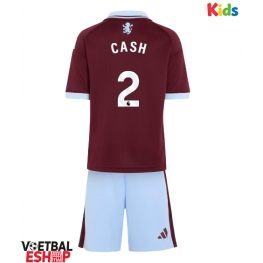 Aston Villa Matty Cash #2 Thuis tenue Kids 2026-27 Korte Mouw (+ Korte broeken)
