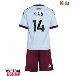 Aston Villa Pau Torres #14 Derde tenue Kids 2026-27 Korte Mouw (+ Korte broeken)